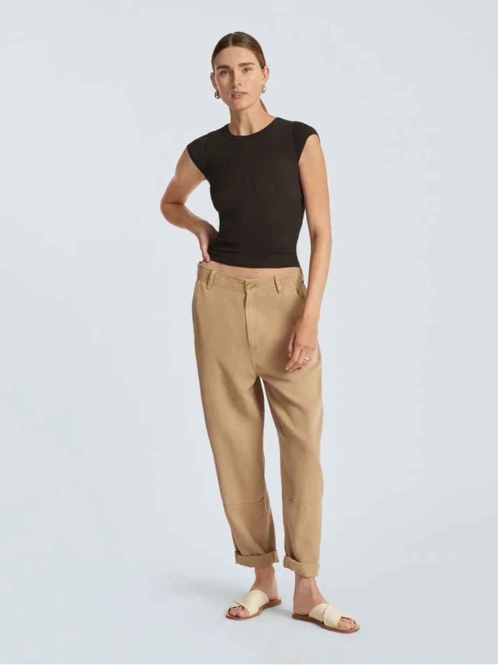 EVERLANE-BNWT-The Relaxed Chino-Dark Khaki-6